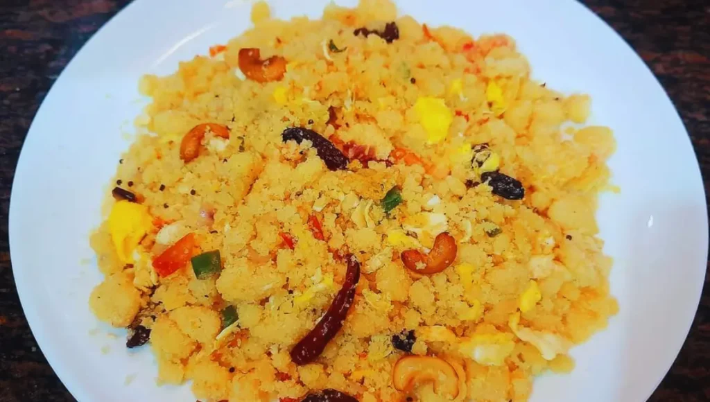 Upma Recipe in Bengali